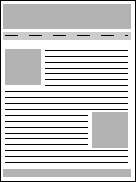Рис. 5. Одноколонная модульная сетка