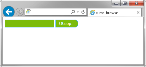 Вид поля для загрузки файла