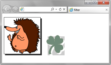 Добавление тени