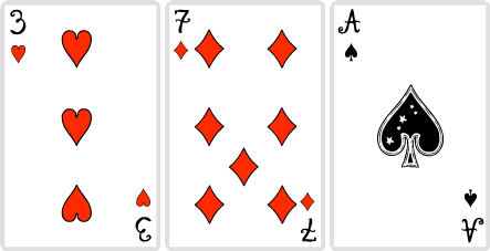 Карты рядом друг с другом