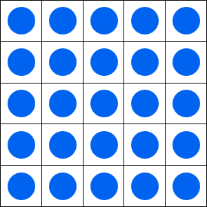 Исходное поле для игры в так-тикс 